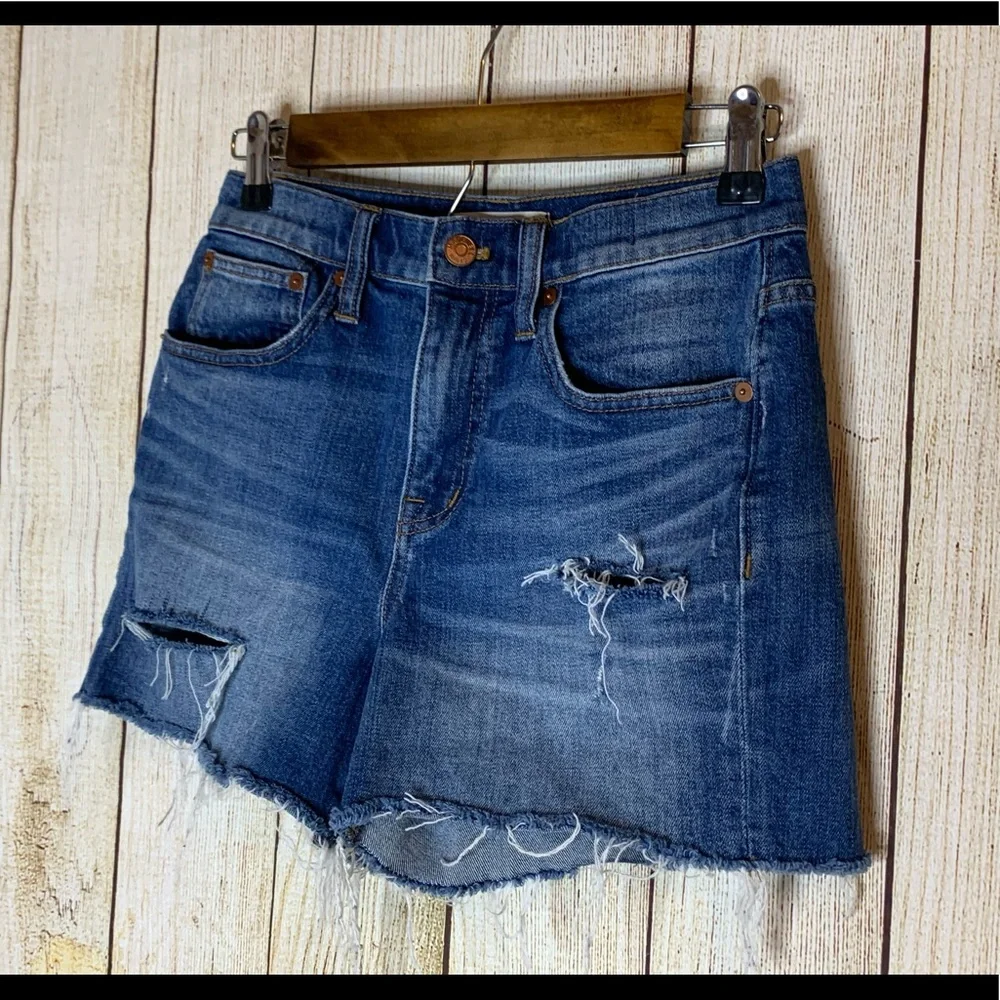 Madewell High Rise Denim Shorts